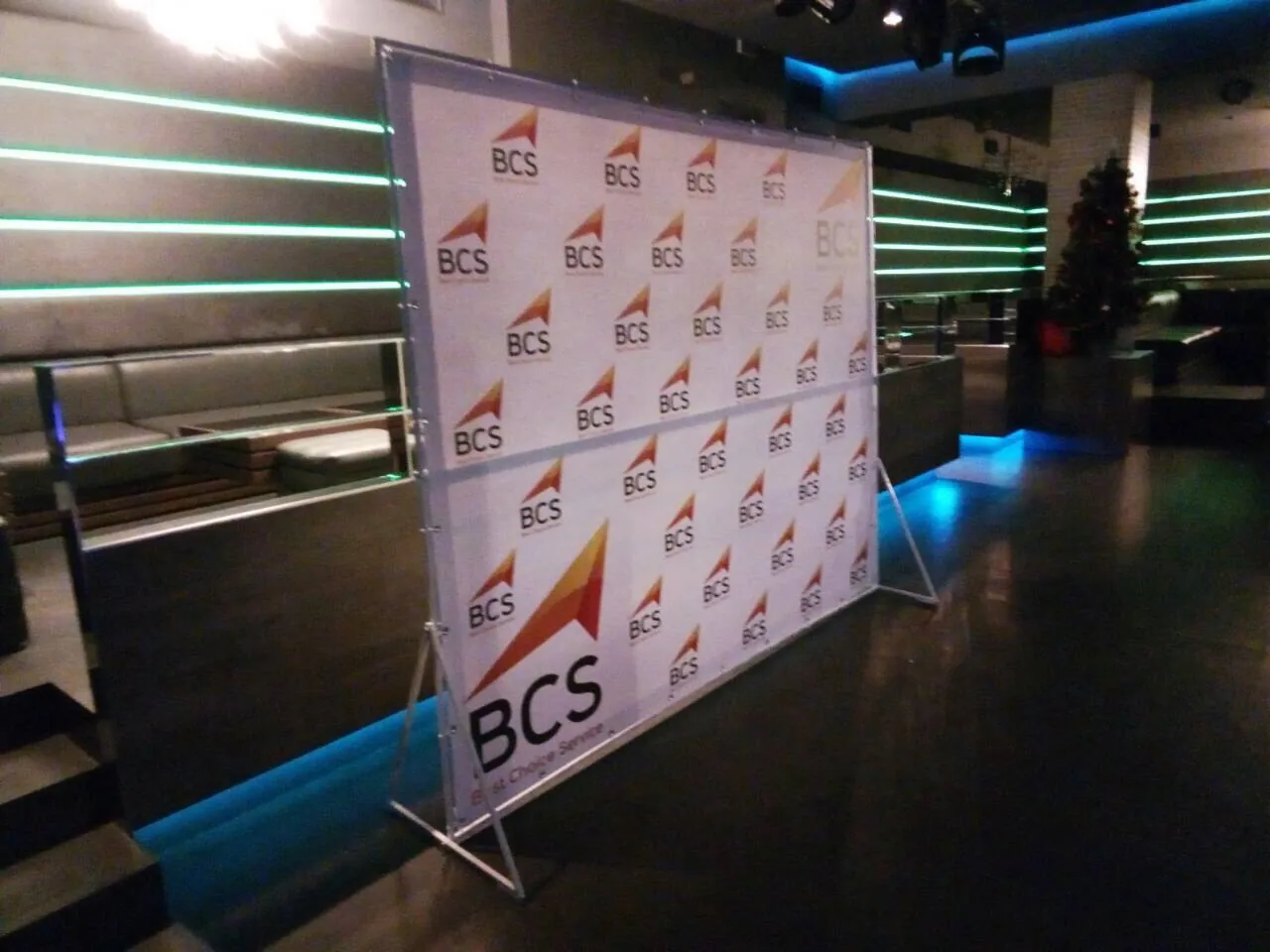 Банерна фотозона press-wall BCS Миколаїв