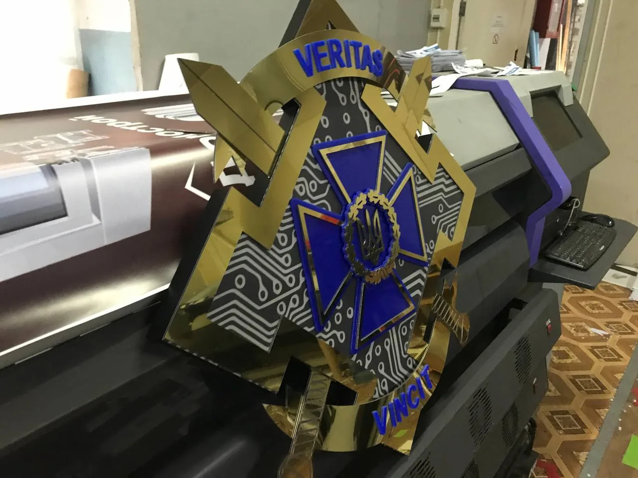 Обʼємний герб з акрилу Миколаїв